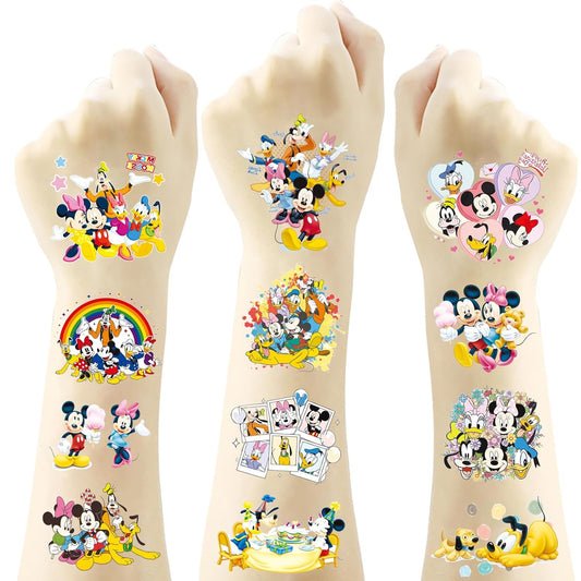 60 Pcs Princess Temporary Tattoos Birthday Themed Party Supplies Decoration Favors Cartoon Cute Sticker for Kids Girls Home Activity Class Prizes Carnival Christmas Rewards (60, princess)