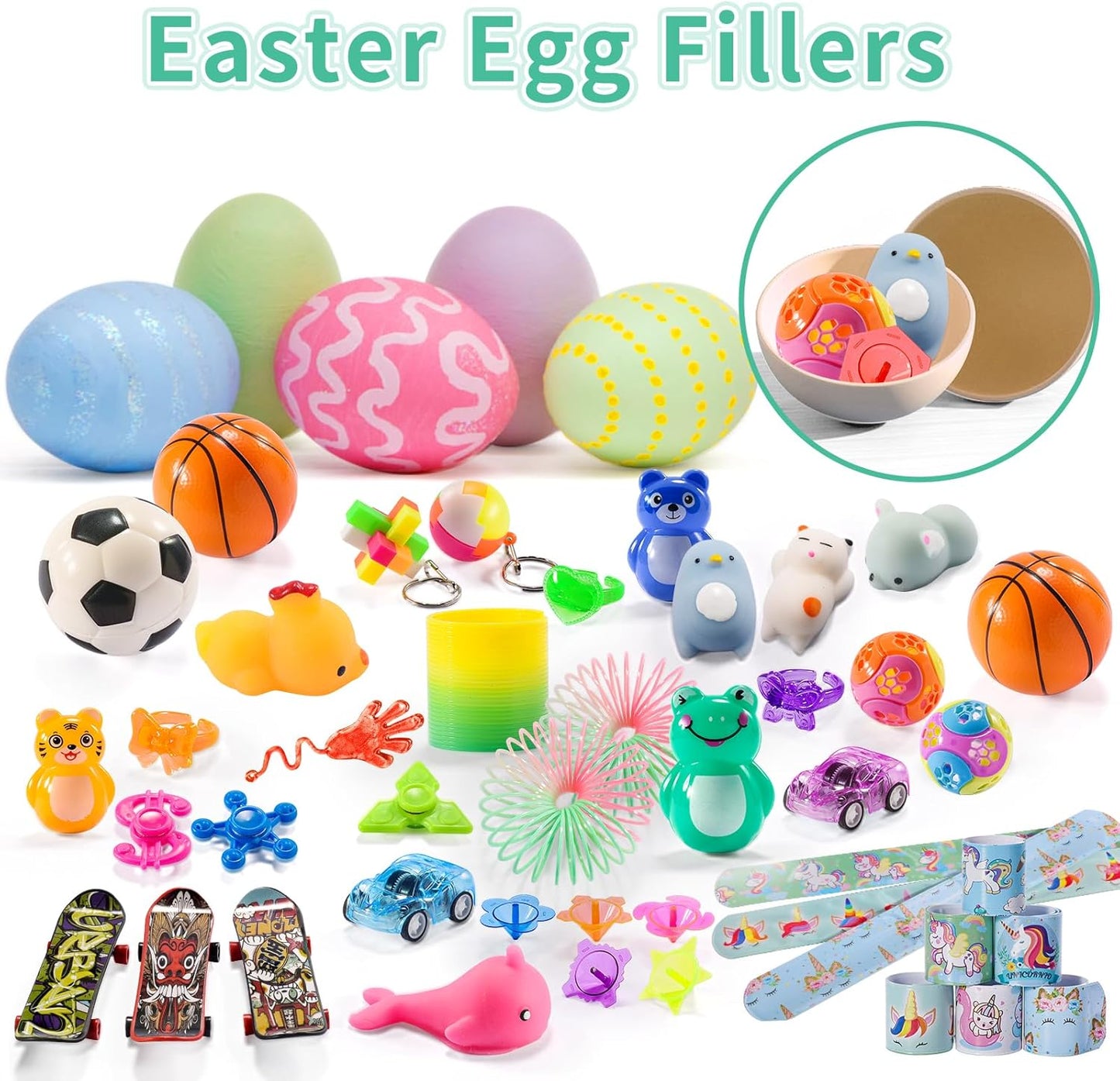 57PCS Treasure Chest for Kids Small Prizes Party Favors for Kids 8-12 4-8 3-5 Rewards, Treasure Box Fidget Toys for Classroom Prizes, Goodie Bag Stuffers, Pinata Filler, Claw Machine Toys Refill