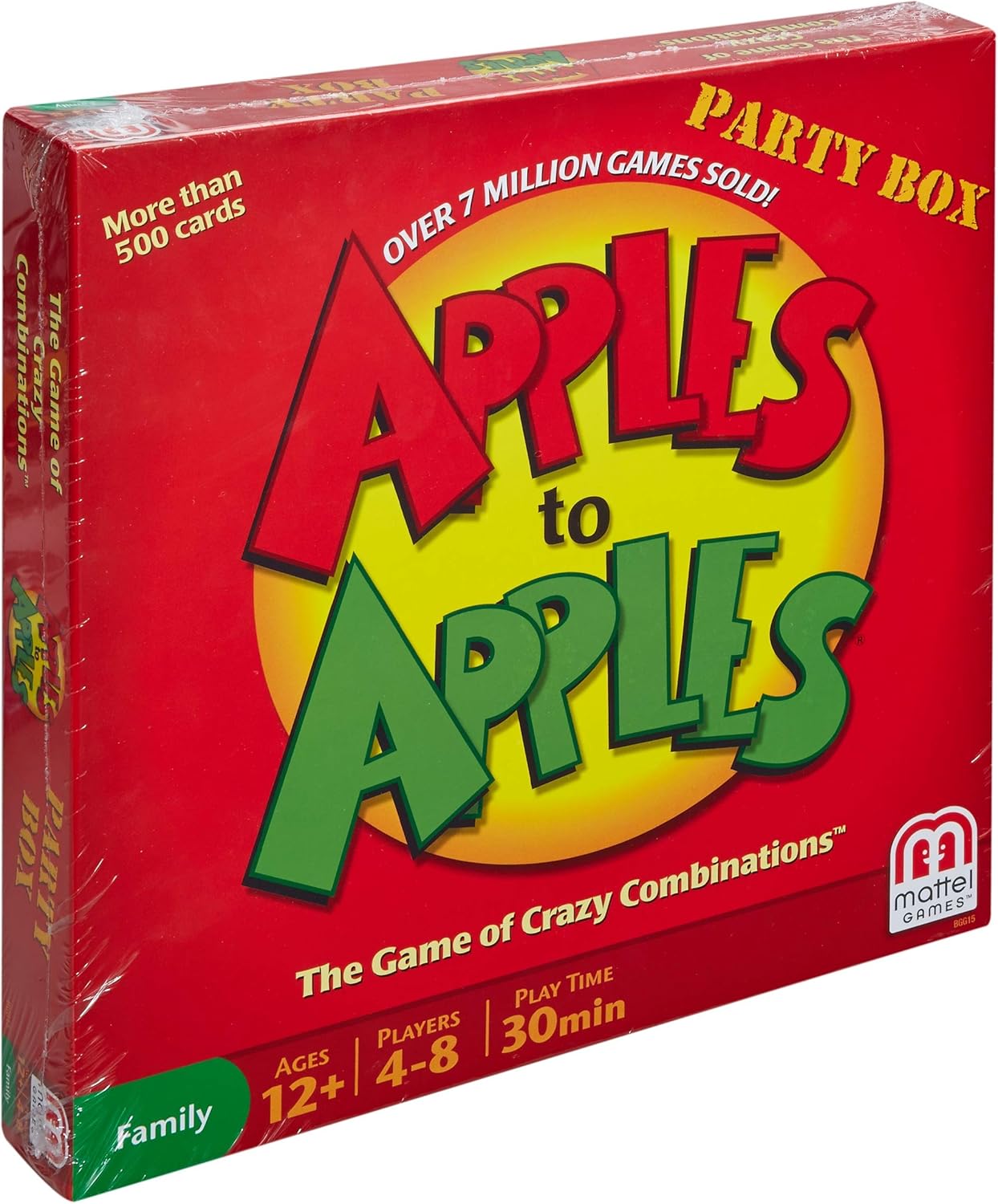 Mattel Games Apples to Apples Junior, The Game of Crazy Comparisons, Board Game with 504 Cards, Family Party Game Especially for Kids, Gift for Kid, Teen & Family Game Night Ages 9 Years & Older