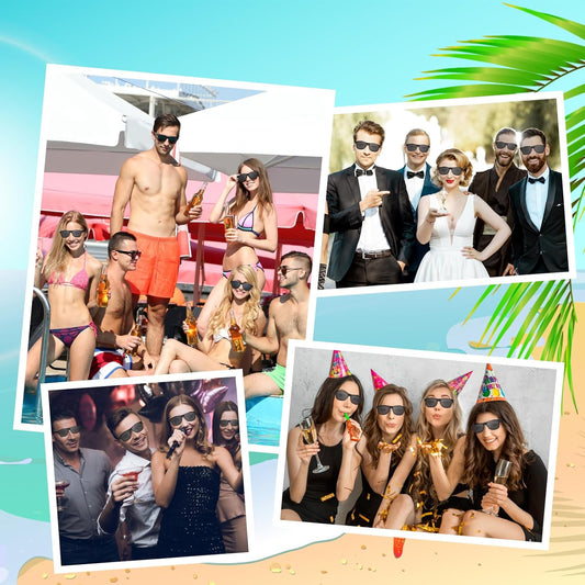 ASTARON Sunglasses Bulk, 6/12/24/48 Pack Sunglasses Party Favors for Summer Beach Pool Birthday Wedding Party Supplies