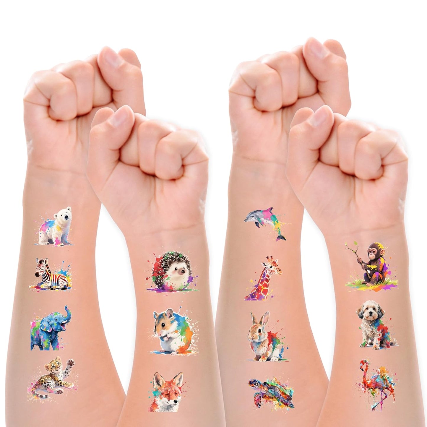 Tattoos for Kids, 350+ Mixed Styles (37 Sheets) Temporary Tattoos Stickers Set Gift for Girls and Boys, Space Dinosaur Animals Butterfly Tattoos for Kids Birthday Party Supplies