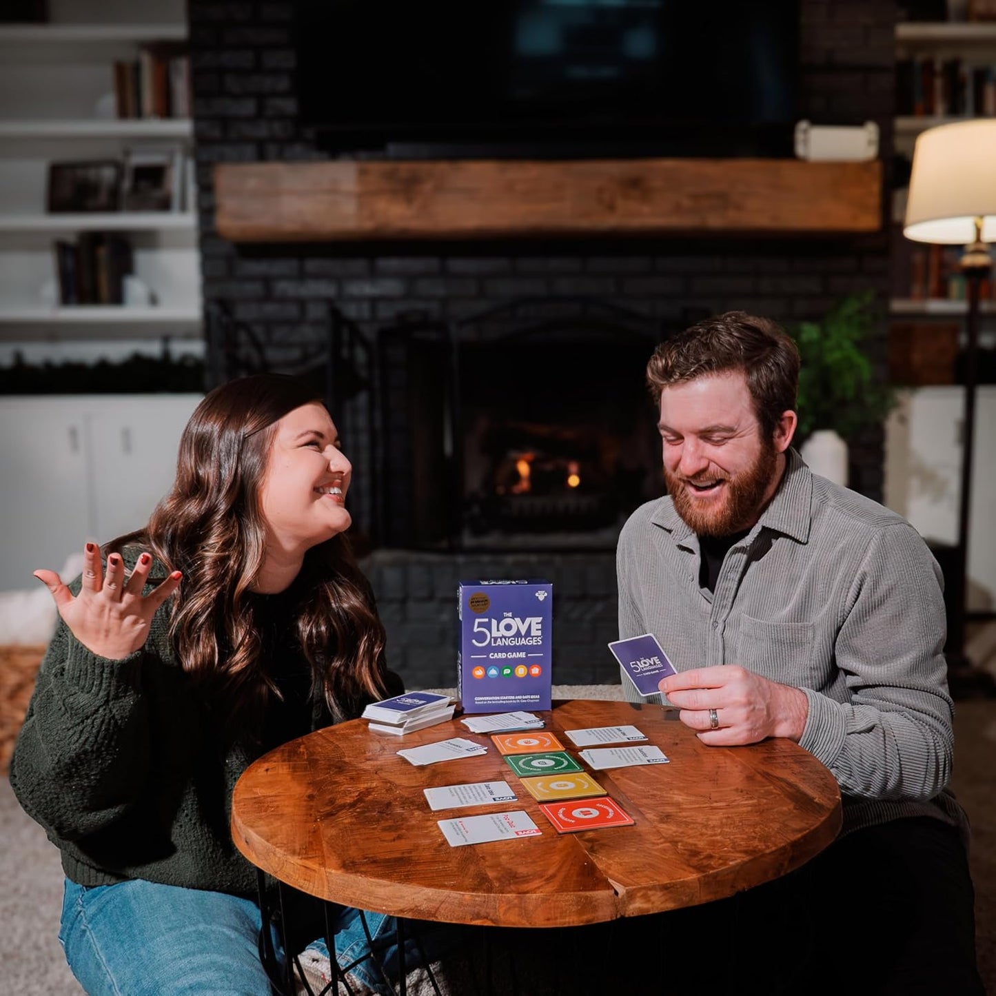 The 5 Love Languages® Card Game, Discover More About Yourself & Your Partner, 300 Prompt Cards to Spark Deep, Meaningful Conversations, Create New Date Ideas and Fun Quiz Questions for 2 Players, 16+