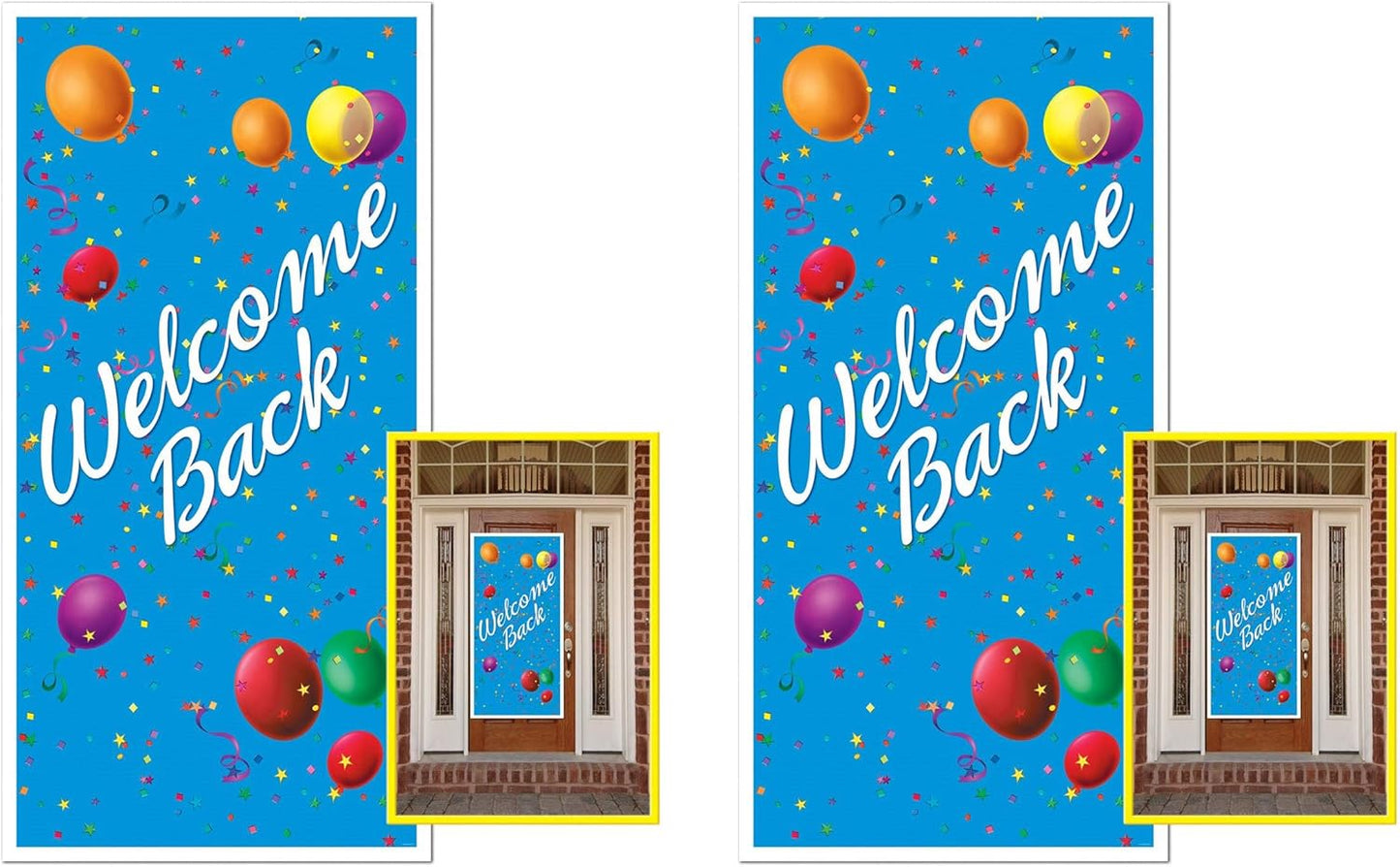 Welcome Back Door Cover Party Accessory (1 Count) (1/Pkg)