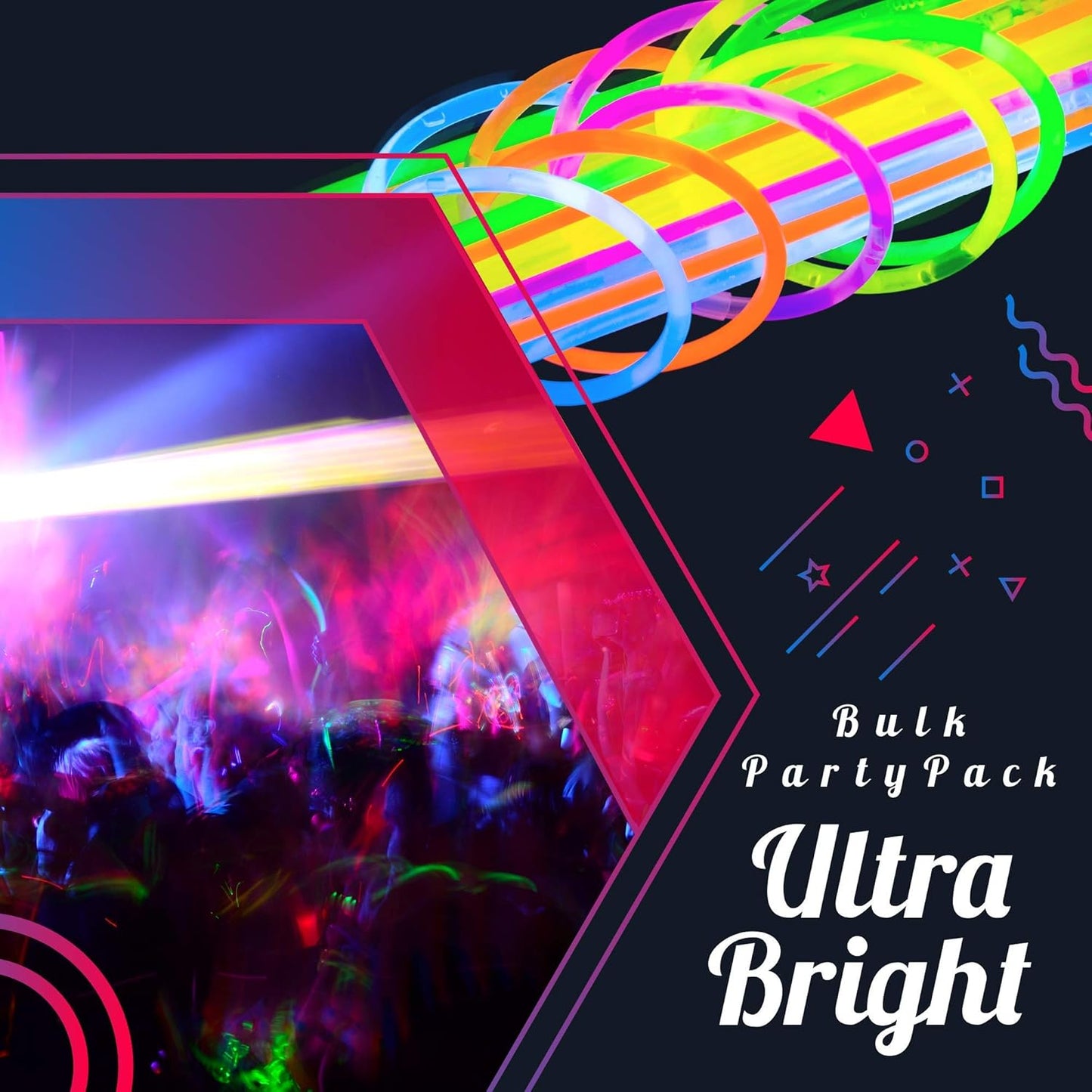 248 PCS Glow Sticks Halloween Party Pack - 100 Pcs 8 Inch Glow sticks, 6 Pcs Glow Sticks Wands – Create Glow In The Dark Necklaces, Bracelets. Neon Light Sticks Decoration For Parties Favors Glow