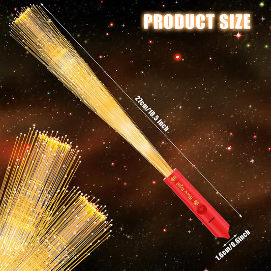 Sumind 12 Pack Movie Theme Party Supplies Movie Night Party Favors Cinema Fiber Optic Wands with 3 Light Modes Light up Glow Sticks for Film Theater Birthday Glow in The Dark Party Supplies