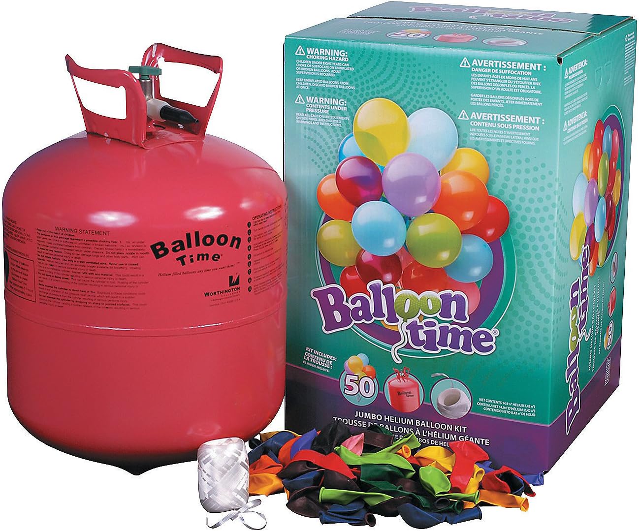MKT HELIUM TANK PARTY KIT - Party Decor - 3 Pieces