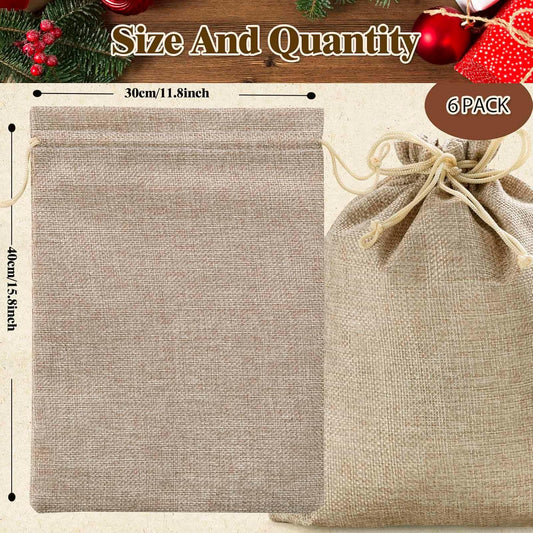 Homum 25Pcs Premium Burlap Gift Bags with Drawstring and 25Pcs Gift Tags & String, 4x6 Inch Reusable Gift Burlap Linen Sacks Bag for Wedding Favors Party Jewelry Pouches, Christmas, Coffee, DIY Craft