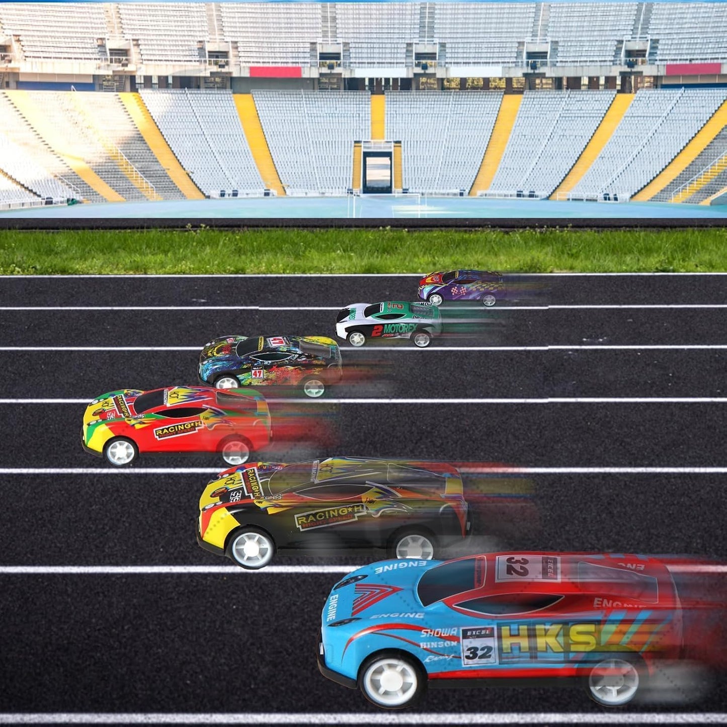 30 Pack Pull Back Cars for Kids, Mini Cars Toy Bulk Party Favor Race Cars Toys, Bulk Small Pull Back Car Toys for Treasure Box, Goodie Bag Stuffers, Pinata Fillers for Boys Girls Toddlers