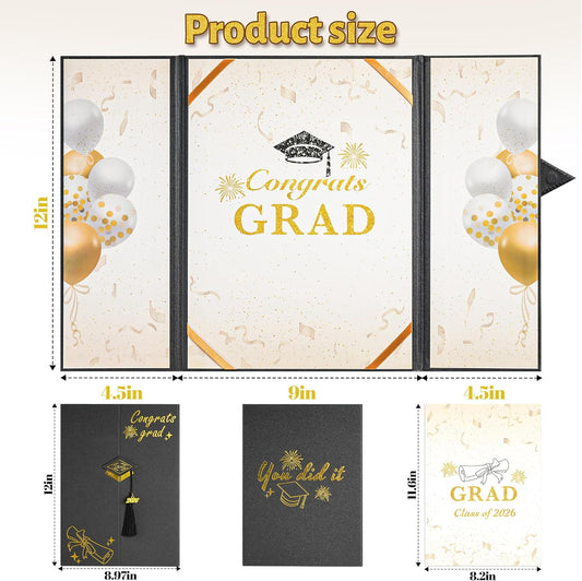 Graduation Decorations 2026 Pink,Graduation Guest Book,Autograph Book with Tassel Class of 2026 Graduate Party Decorations,Graduation Signature Guest Book