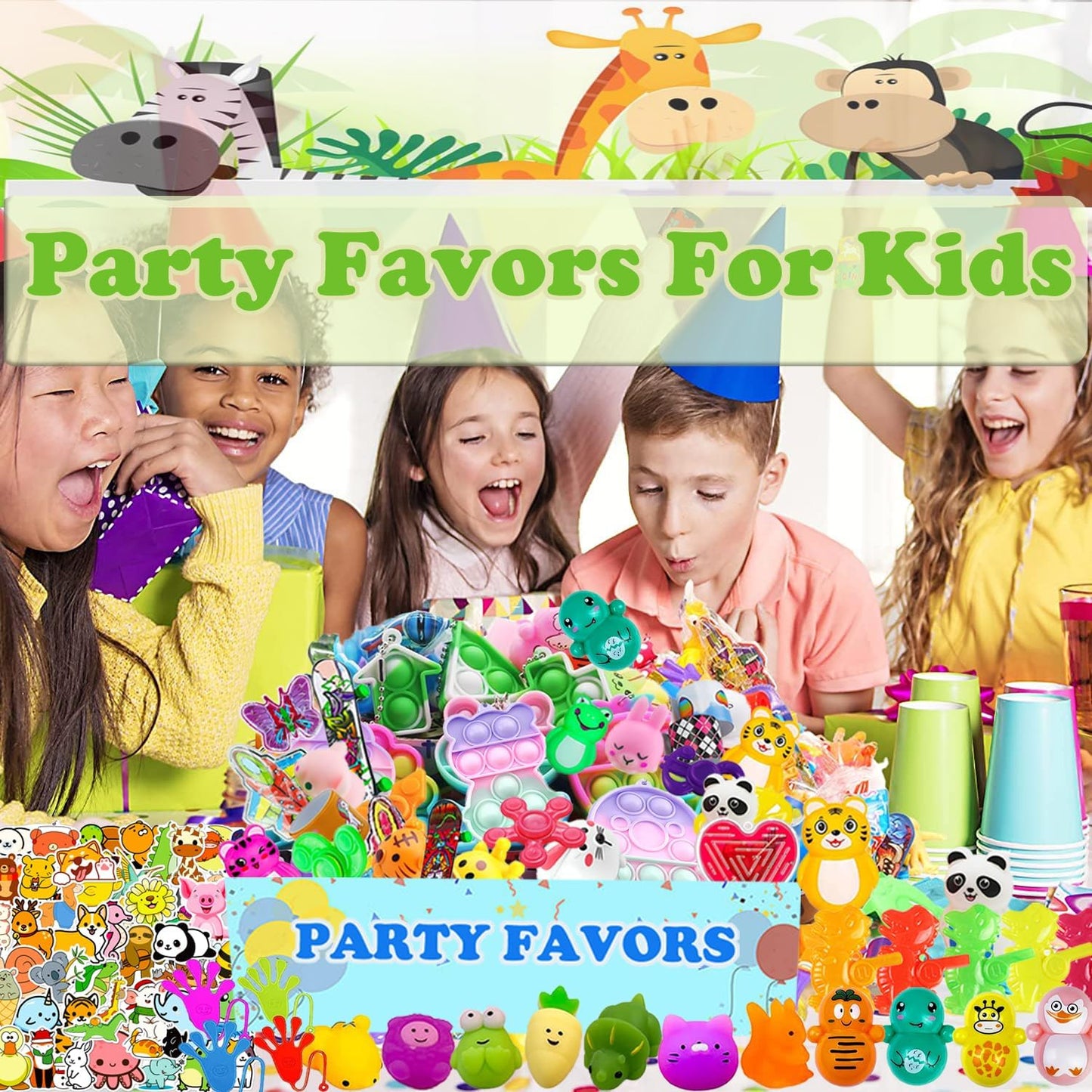 Dilycery 127 Pcs Easter Egg Fillers Fidget Party Favors for Kids, Treasure Box Toys for Classroom, Treasure Chest for Kids Prizes, Goodie Bags Stuffers Pinata Filler, Carnival Prizes