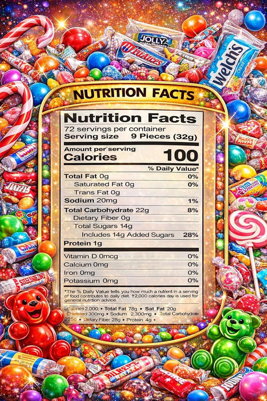 Ultimate Assorted Candy Mix 2 LB Bulk – Individually Wrapped Candy Variety Pack for Candy Bowl, Office Snacks, Party Favors, Piñata Fillers, Halloween Candy, Kids & Adults Treat Bag