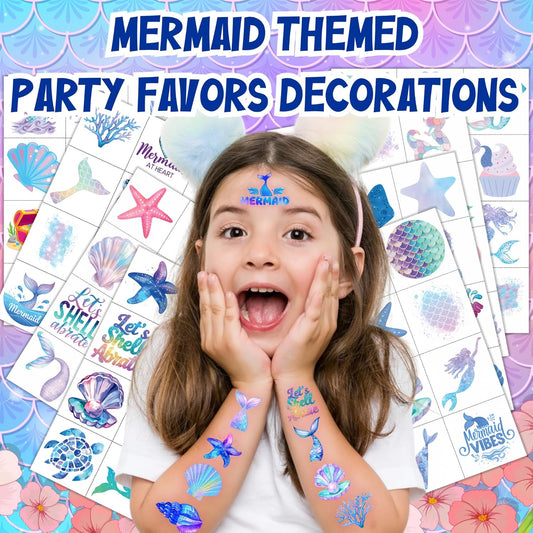 Tropical Flower Hawaiian Temporary Tattoos for Kids - 96 PCS Pre-cut Hawaii Luau Hibiscus Plumeria Party Favors Flower Summer Waterproof Stickers for Summer Aloha Party Decoration Supplies