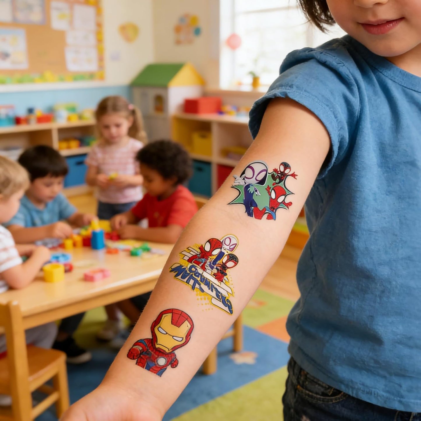 60 Pcs Princess Temporary Tattoos Birthday Themed Party Supplies Decoration Favors Cartoon Cute Sticker for Kids Girls Home Activity Class Prizes Carnival Christmas Rewards (60, princess)