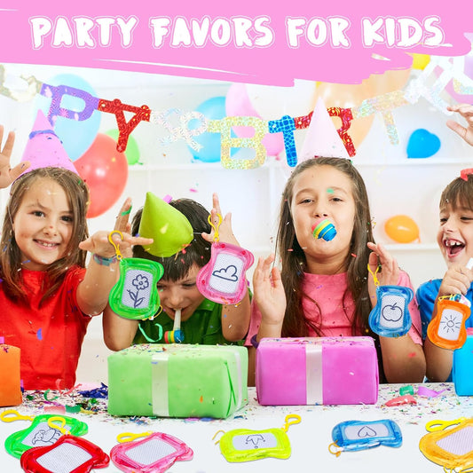 16PCS Mini Magnetic Drawing Board Party Favors Bulk for Kids 4-8 8-12 Birthday Summer Goodie Treat Bag Stuffers Classroom Treasure Chest Carnival Prizes Box Toys Pinata Filler End of Year Student Gift