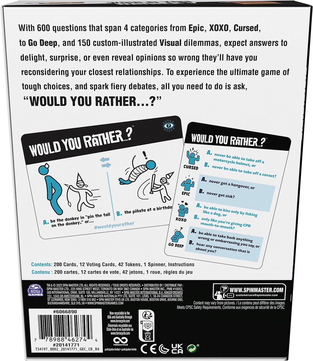 Spin Master Games, Tag Someone Who, The Viral Hit Adult Card Game, Bachelorette Party Activity, Meme Party Game, 3-8 Players, for Ages 18 & Up