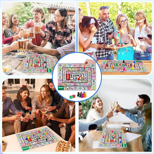 Fofeadm Drinking Card Games for Adults, Fun Adults Drinking Games with 100 Cards, Great for Game Night & Parties, 21st Birthday Gift & Bachelorette Party Games, Age 21+