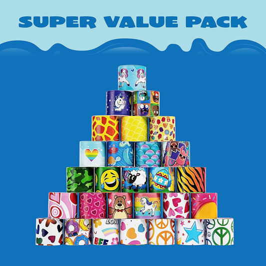 JOYIN 144 Pcs Slap Bracelets for Kids, Bulk Wristbands with Animals, Friendship, Heart, Party Favors, Classroom Prizes Birthday Exchanging Gifts,Goodies Bag Stuffers Fillers