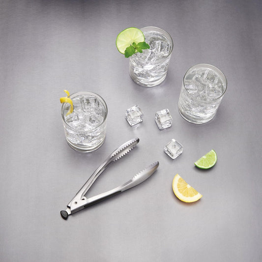 OXO 3107300 Steel Ice Bucket and Tongs Set