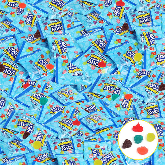 Party Ready Fruity Gummies Minis, 5 Pounds Bulk Gummy Candy, Individually Wrapped Snack Size, 5 Assorted Fruity Flavors, Pinata Fillers, Party Favors, And Candy Bowl Refills
