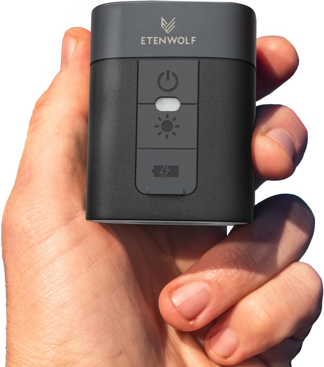 ETENWOLF AIR 3 Air Pump for Inflatables with 2600 mAh Battery & Camping Light, Ultra-Fast and Mini Electric Air Pump, Inflate