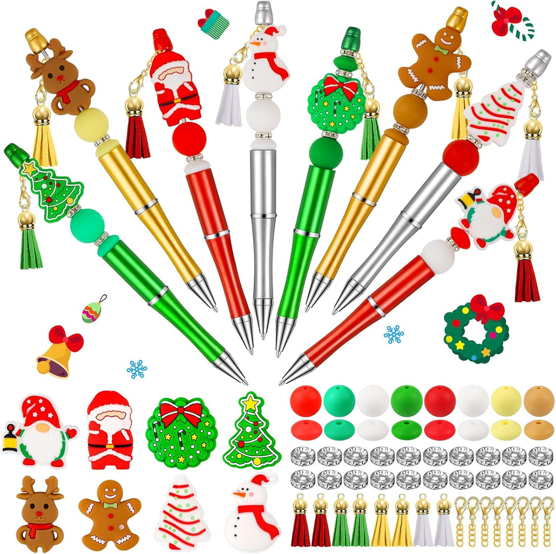 CZWZ 20Pcs Mini Multicolor Pens in One 4-in-1 Cute Pens Bulk for Kids, Fun Kawaii Ballpoint Pens for Birthdays and Children's