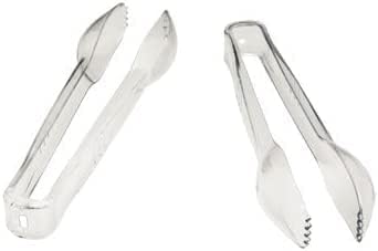 Set of 12 Heavy Duty Disposable Plastic Serving Utensils! 10” Spoons & Forks and 6-1/2” Tongs