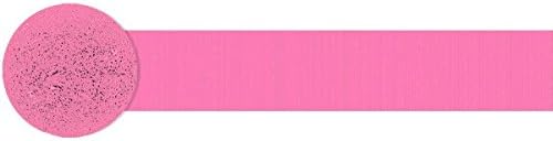 Amscan Premium Apple Red Crepe Paper Streamer - 81ft, 1 Piece - Perfect for Birthdays, Weddings, and Events