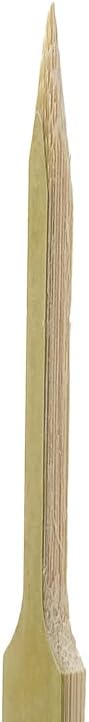 3.5 Inch Cocktail Picks, 100 Disposable Appetizer Skewers - Cylinder Top, Sturdy, Natural Bamboo Decorative Toothpicks, For Barbeques, Parties, Or Buffets