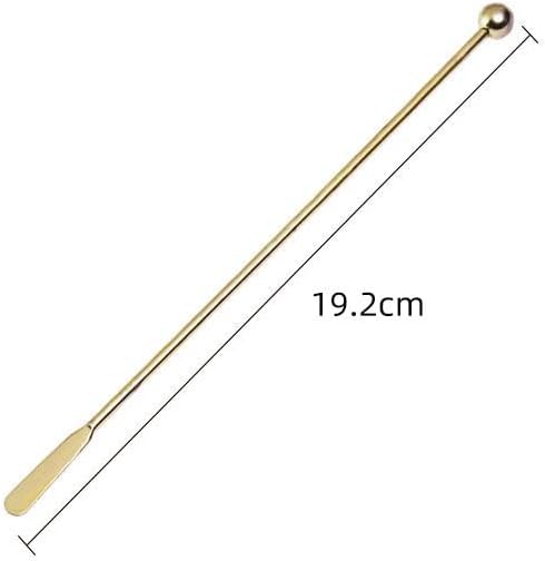 5 pcs Stainless Steel Coffee Beverage Stir Sticks Cocktail Stirrers Drink Swizzle Stick 7.4" Swizzle Stick Picks Tools
