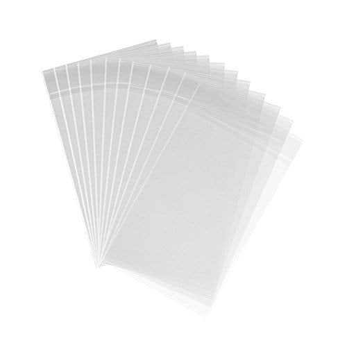 Clear Self Sealing Cellophane Bags 4"x6" (10.2 x 15.2cm) Pack of 200 – 4x6 Cookie Bags with Seal for Treat Bags, Cookies Wrappers Candy Party Favors Goodie