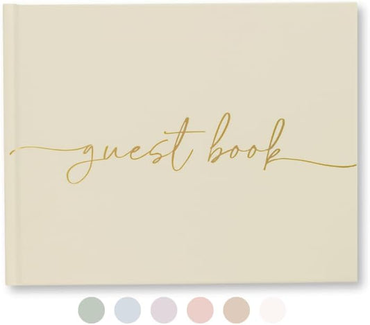 Lamare Wedding Guest Book – Polaroid Guest Book for Wedding Reception, Baby Shower, Birthday, Bridal Shower and Special Event Guestbook – A Stylish Sign in Book for Party - Lined Page