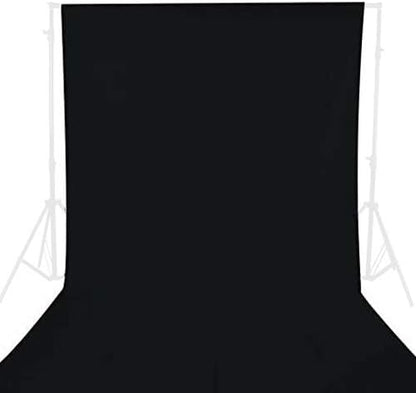GFCC 8FTX10FT White Backdrop Background for Photography Photo Booth Backdrop for Photoshoot Background Screen Video Recording Parties Curtain