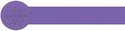 Amscan Premium Apple Red Crepe Paper Streamer - 81ft, 1 Piece - Perfect for Birthdays, Weddings, and Events