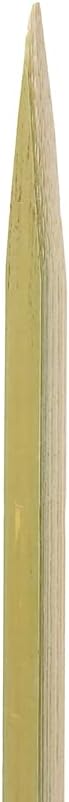 3.5 Inch Cocktail Picks, 100 Disposable Appetizer Skewers - Cylinder Top, Sturdy, Natural Bamboo Decorative Toothpicks, For Barbeques, Parties, Or Buffets
