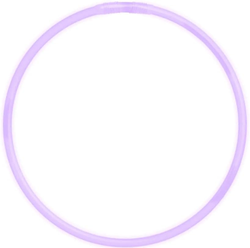 Glow Sticks Bulk Wholesale Necklaces, 100 22" Glow Necklaces, Glow 8-12 Hr, Connector Pre-attached (handy), Bright Colors, Glow-in-the-dark Party Supplies.