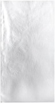 Premium White Napkins, 1/8 Fold Dinner Napkin, Disposable 2-Ply White Party Napkins, Value Pack 100 Count