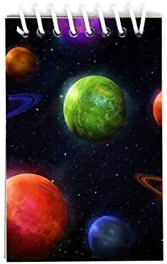 Gift Boutique 48 Outer Space Galaxy Mini Notepads, Astronaut & Rocket Ship Theme Spiral Memo Notebooks, Solar System Party Favors & Classroom Rewards for Kids