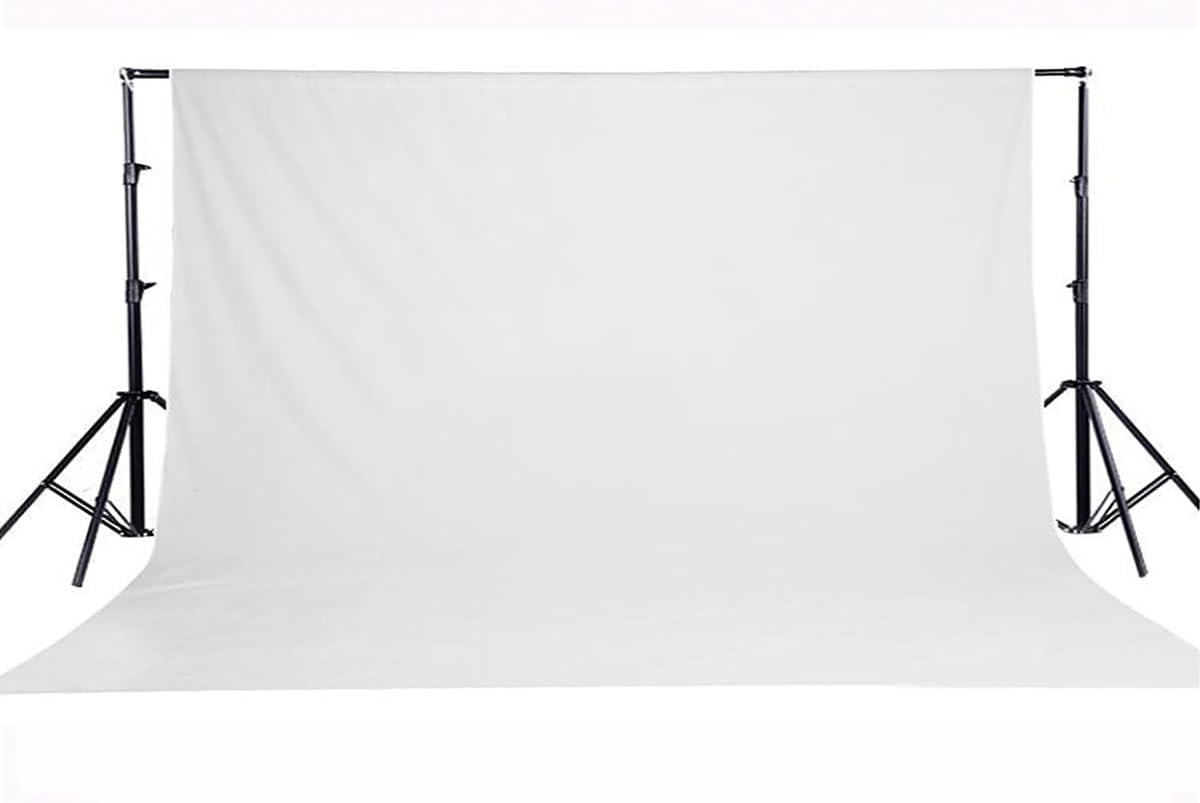 Black Backdrop for Photography Durable Fabric Background Photo Backdrop Video Photography Studio (5x7ft, Black)