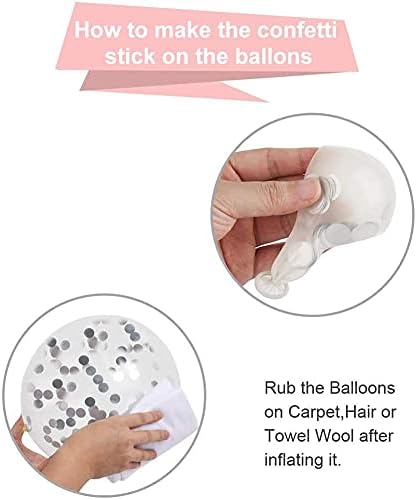 Zesliwy Navy Blue Silver Balloons Garland Kit, Navy Blue White Silver Confetti Balloons Arch Kit for Birthday Party Bridal Shower Wedding Graduation Class of 2025 Prom Decorations……