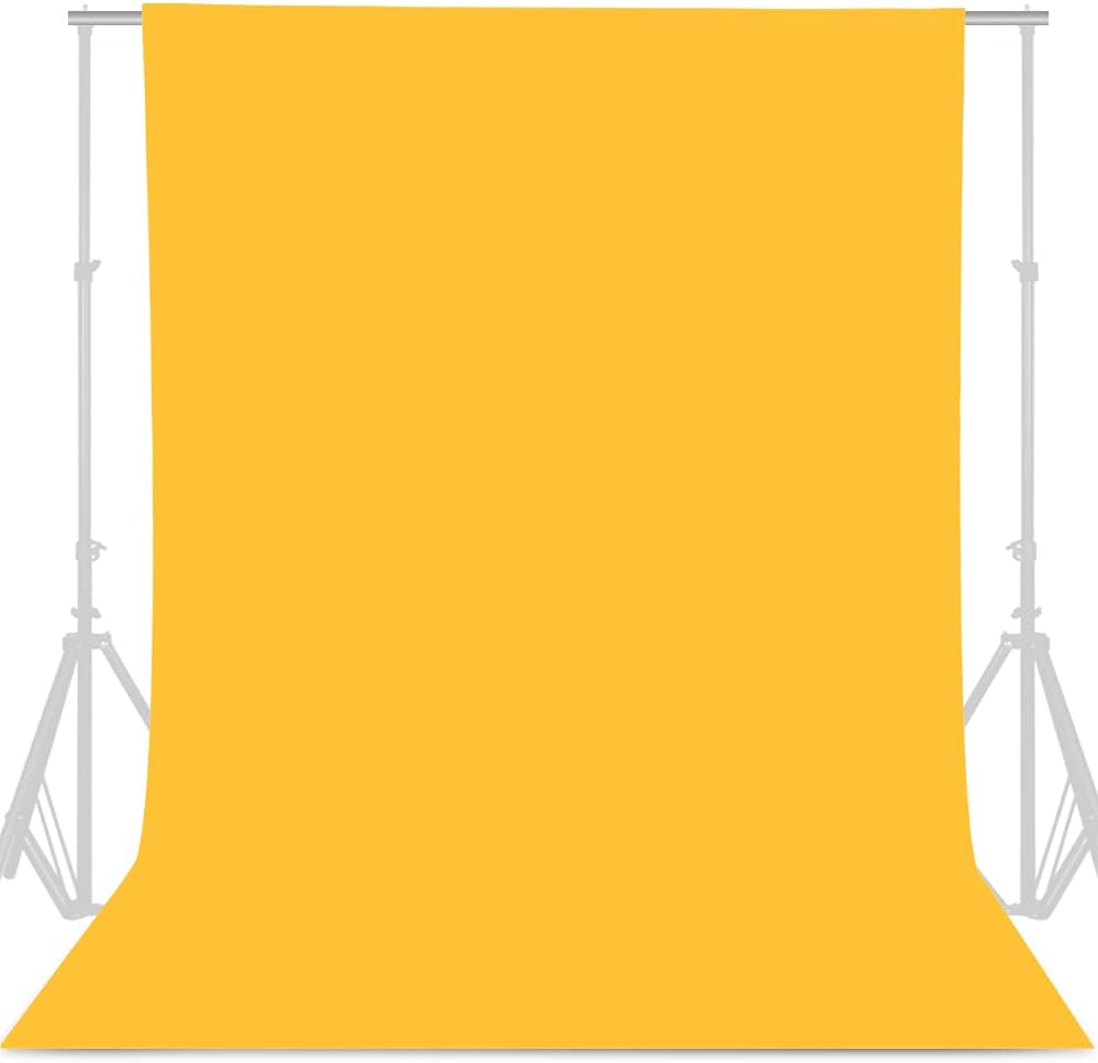 GFCC 8FTX10FT White Backdrop Background for Photography Photo Booth Backdrop for Photoshoot Background Screen Video Recording Parties Curtain