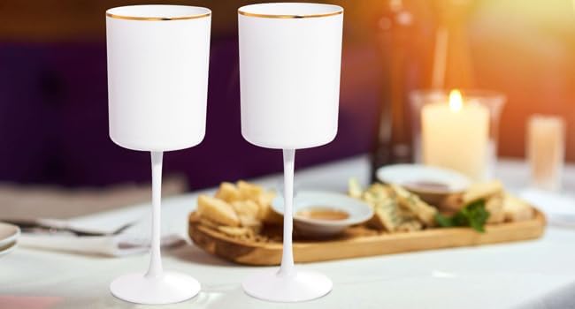 Ciaell 36 Pack Plastic Champagne Flutes - 6 Oz Disposable Champagne Glasses - Square Clear Plastic Toasting Glasses for Party Birthday Anniversary Wedding