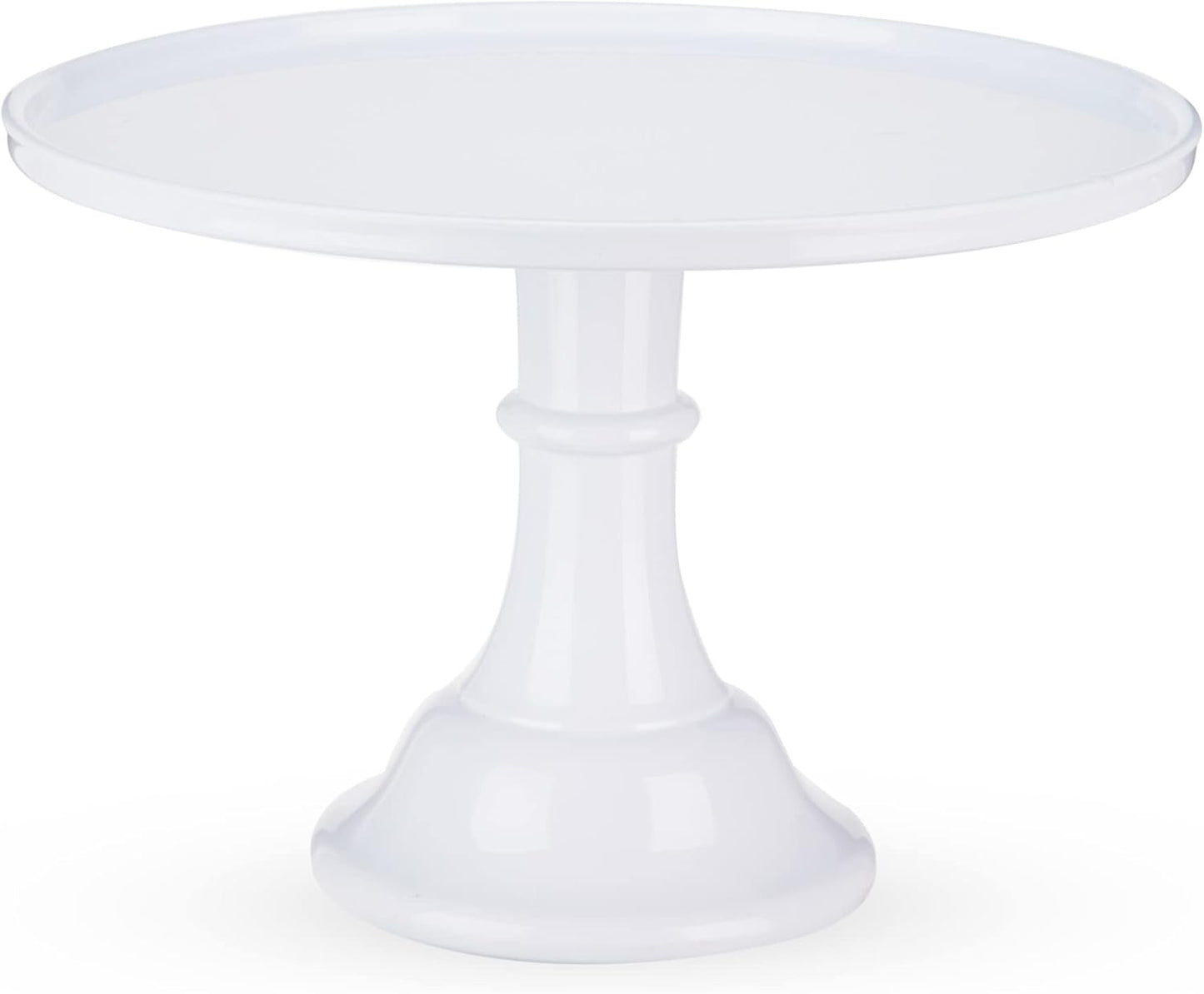 Twine Melamine Cake Stand, Cupcake Display Home Decor Food and Dessert Serving Accessory, 11.5 x 8 Inches, White, Set of 1