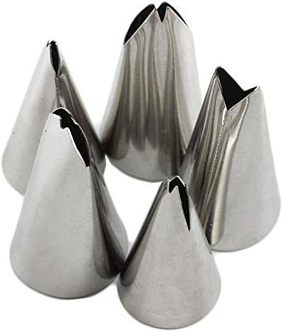 Piping Tips For Cake Decorating, Stainless Steel Icing Piping Nozzles For Pastry Fondant Decorating Tools (C)