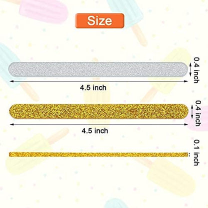 30 Pieces Acrylic Sticks Reusable Cakesicle Cake Pop Mold Mirror Ice Pop Sticks Ice Cream Cakesicle Mold for Home Cake Candy Gifts Party Craft