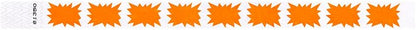 500 WristCo Black Checkered/Checks Tyvek Wristbands for Events - Comfortable Tear Resistant Paper Bracelets ID Wrist Bands for Concerts Festivals Admission Party Identification