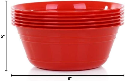 Mintra Home Snack Bowls (Medium 6pk (1.8L), Assorted)