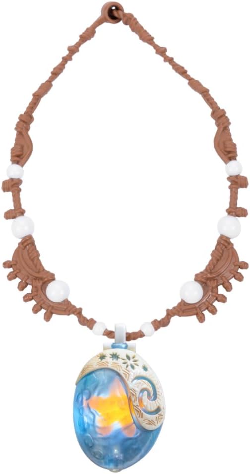 Disney Moana 2 Moana's Necklace Magical Sea Shell Star Light-Up Necklace for Girls Role Play and Dress Up, Officially Licensed by Disney, Great Birthday & Holiday Gift