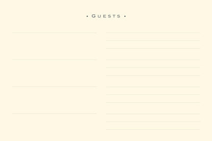Midnight Guest Book