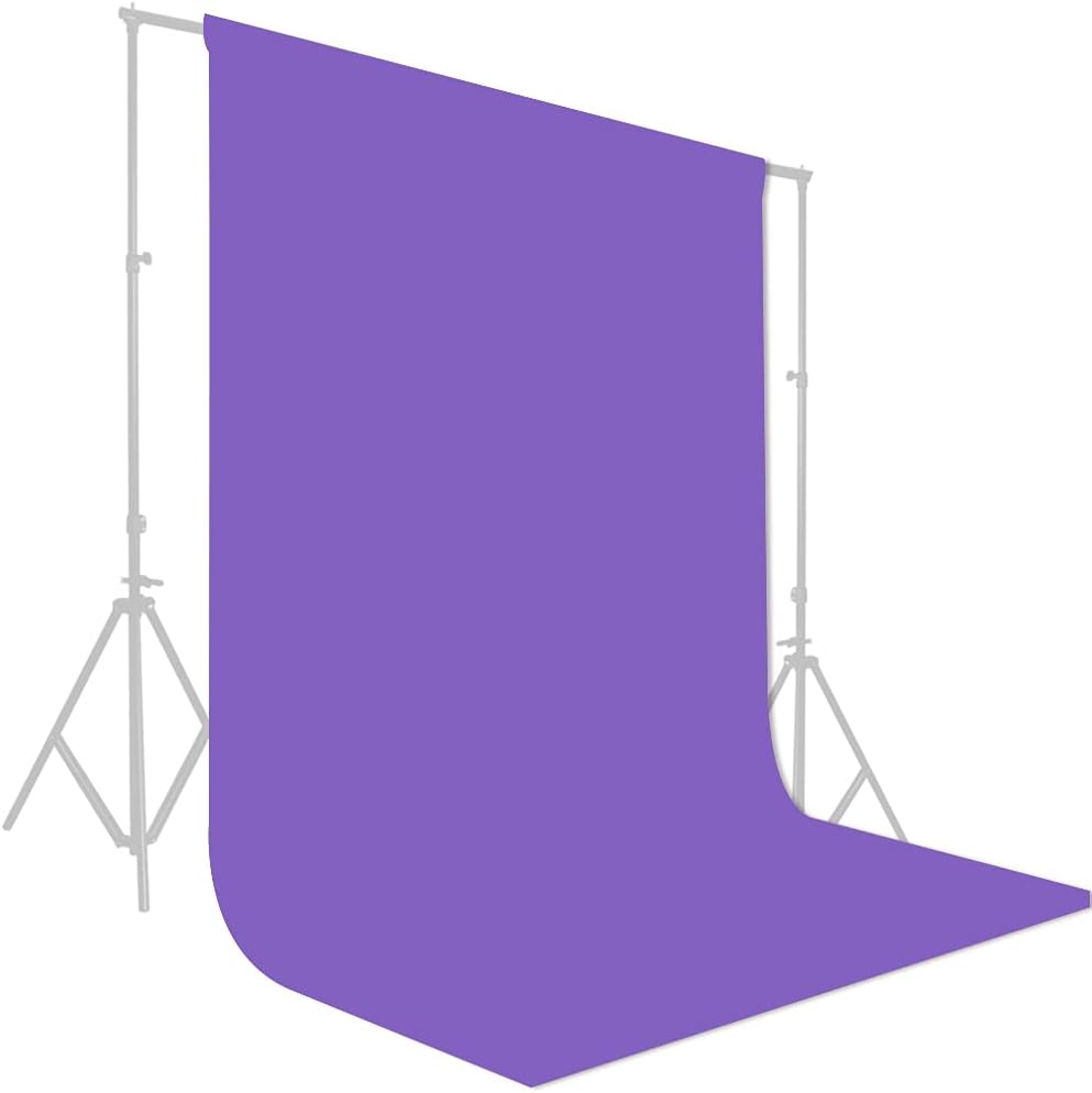 GFCC 8FTX10FT White Backdrop Background for Photography Photo Booth Backdrop for Photoshoot Background Screen Video Recording Parties Curtain
