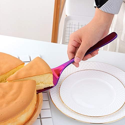 Wedding Cake Knife Server Set, 304 Stainless Steel Spatula Baking Tool Cake Shovel Butter Knives For Pie/Pizza/Cheese (Gold)